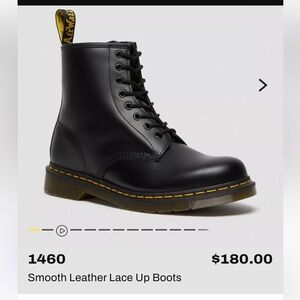 Dr. Martens 1460 Smooth Black Boots